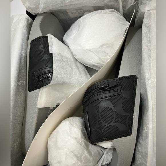 Coach Black and Gray Men's Sandals - Picture 9 of 10